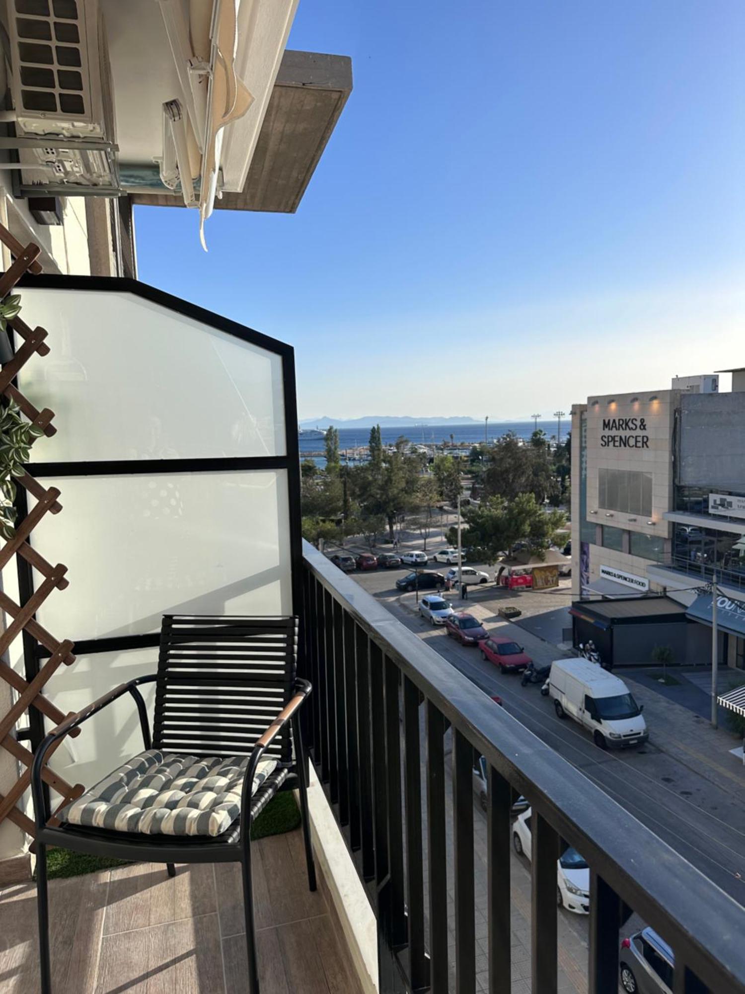 Glyfada Sunset Seaview Cozy Apartment A Athens Luaran gambar